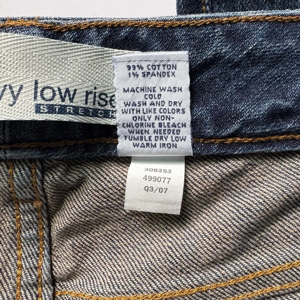 HP🎉 GAP Dark Blue Curvy Low Rise Stretch Women's Jeans Size 16 - Picture 5 of 5